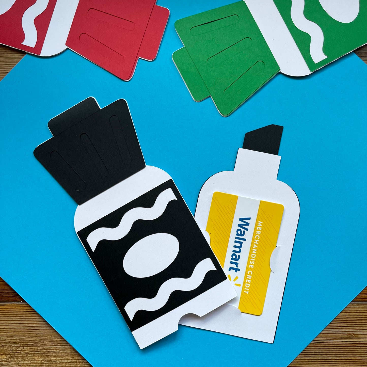 Dry Erase Marker Gift Card Holder - SVG File Download