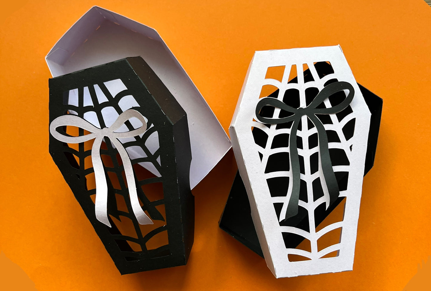 Coffin Gift Box Template - SVG File Download