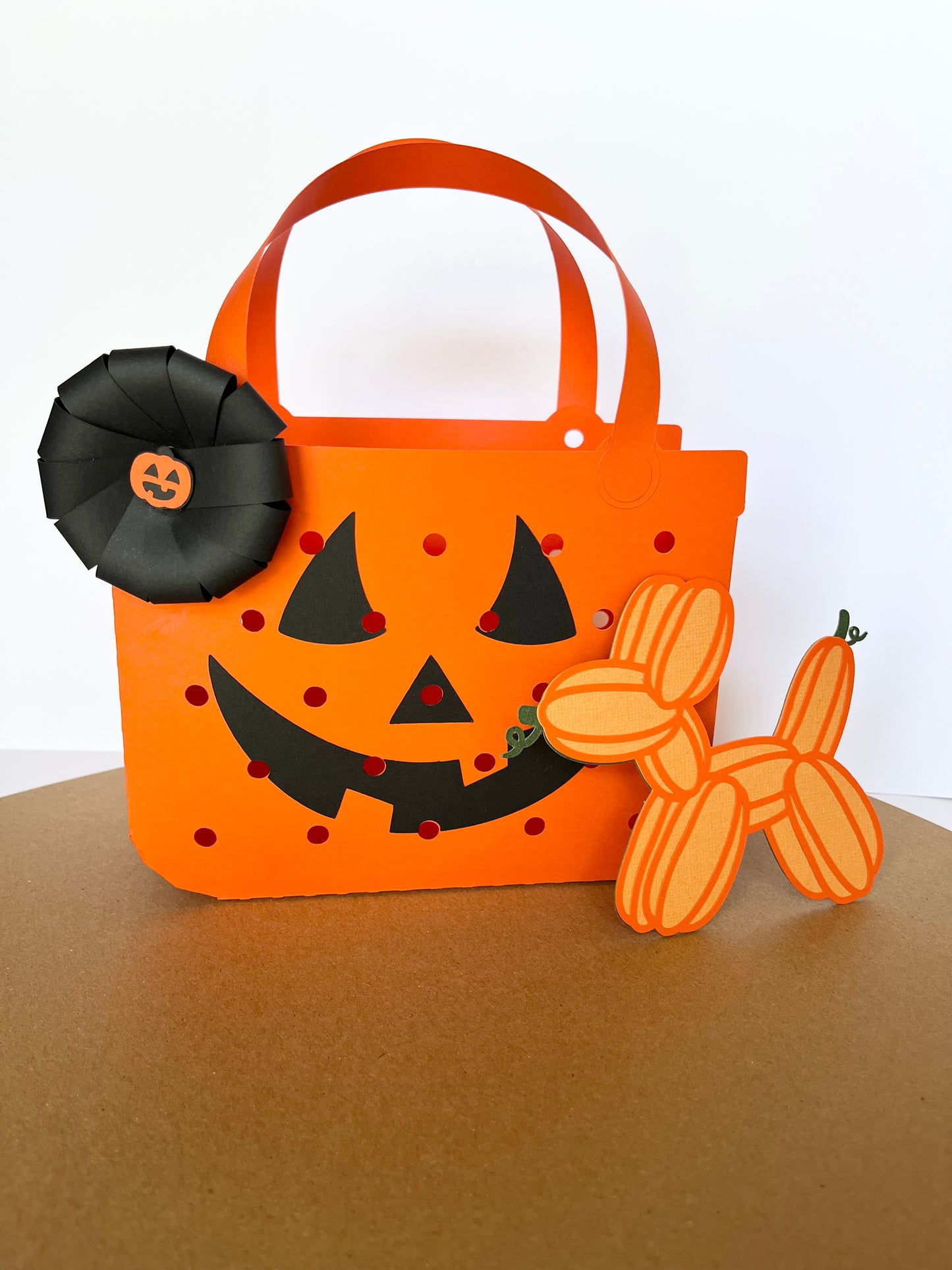 Pumpkin Tote Bag Template - SVG File Download
