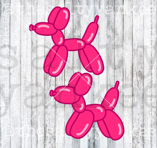 Balloon Dog Basic SVG and PNG File Download