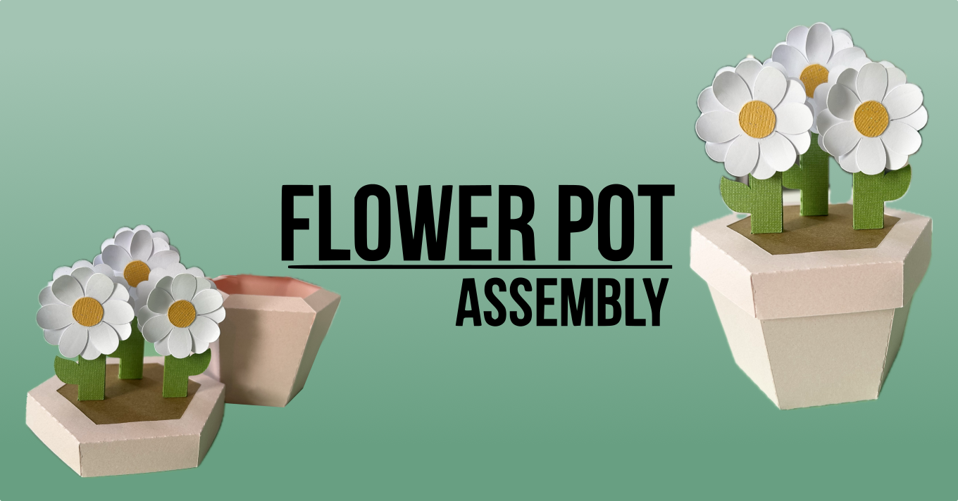 Flower Garden Pot Box - SVG File Download