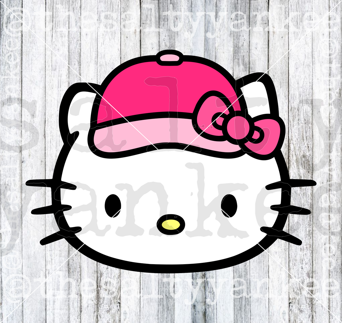 Cute Kitty in Baseball Attire SVG and PNG File Download – The