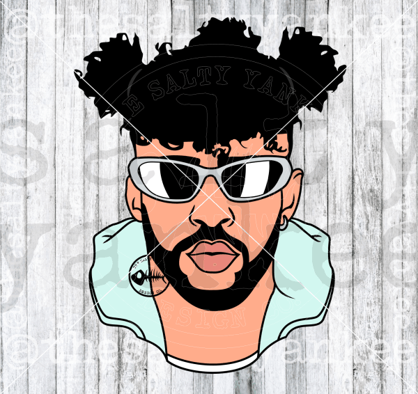 Bad Bunny Svg And Png File Download