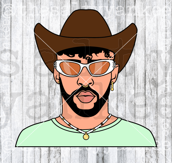 Bad Bunny Svg And Png File Download Downloads