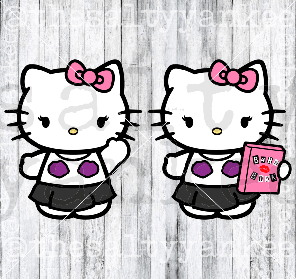 Mean Kitties Bundle Svg And Png File Download Downloads