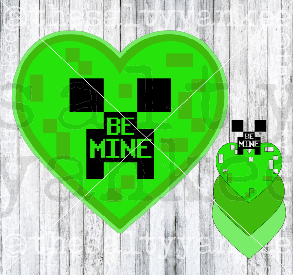 Retro Video Game Be Mine Valentines Day Svg And Png File Download