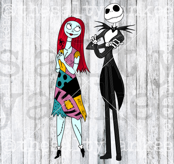 Skeleton Rag Doll Couple Svg And Png File Download Downloads