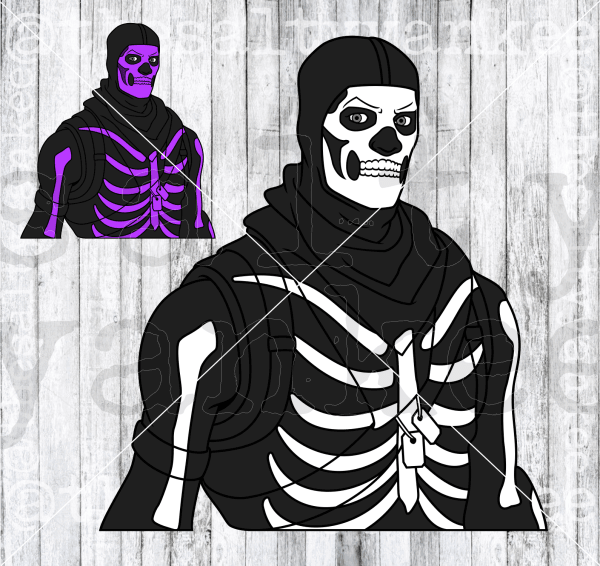 Skeleton Soldier Video Game Character Svg And Png File Download Downloads