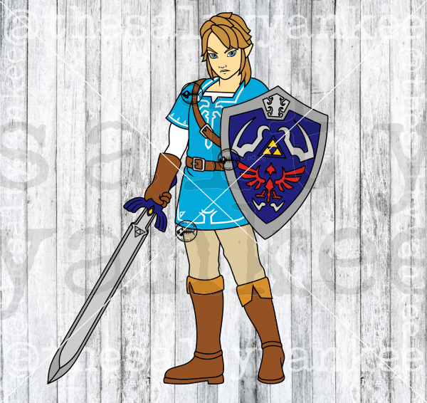 Video Game Elf Warrior Svg And Png File Download Downloads