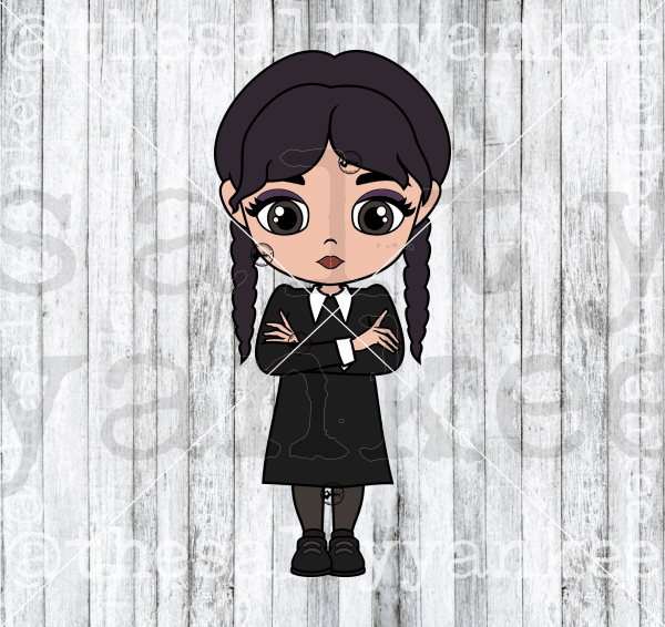 Wednesday Svg And Png File Download Downloads