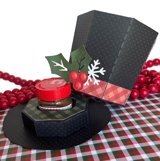 Snowman Hat Nutella Holders