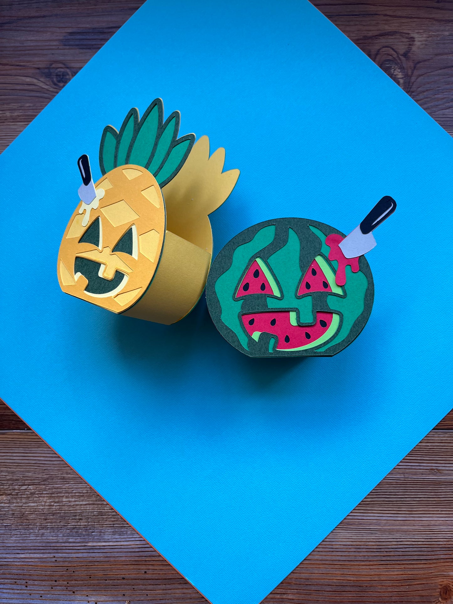 Summerween Pals Boxes Template - SVG File Download