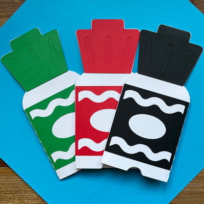 Dry Erase Marker Gift Card Holder - SVG File Download