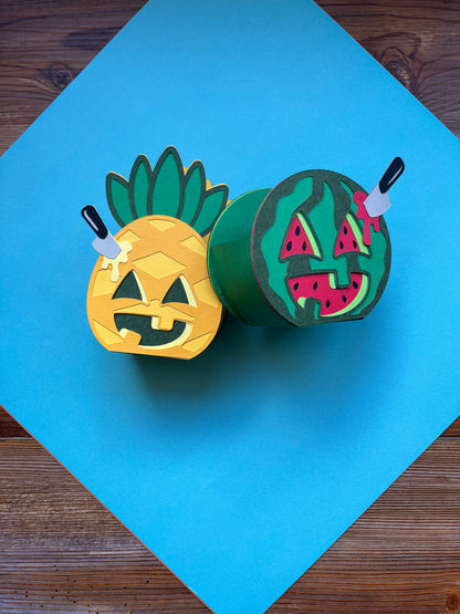 Summerween Pals Boxes Template - SVG File Download