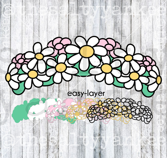 Flower Crown SVG and PNG File Download