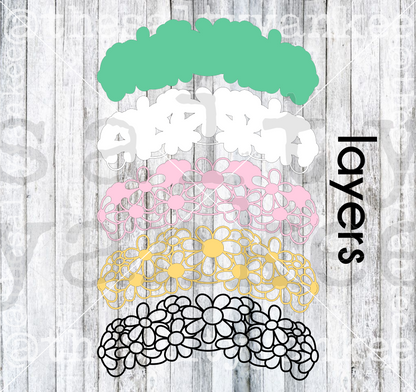 Flower Crown SVG and PNG File Download