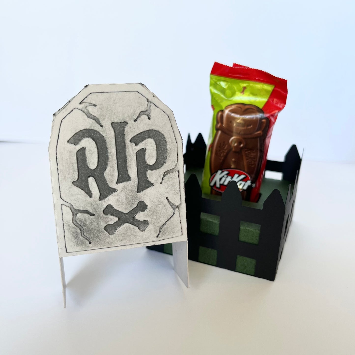 Tombstone Treat Box Template - SVG File Download