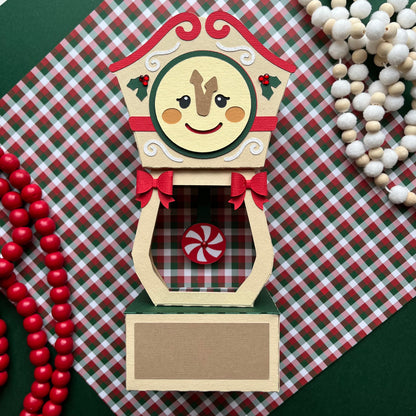 Hickory Dickory Holiday Clock Template - SVG File Download