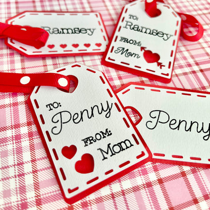 Valentines Day Gift Tags SVG and PNG File Download