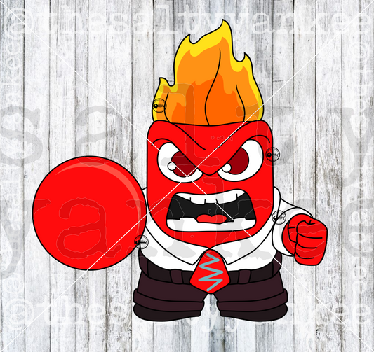 Angry Emotion SVG and PNG File Download