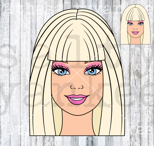 Toy Doll Girl SVG and PNG File Download