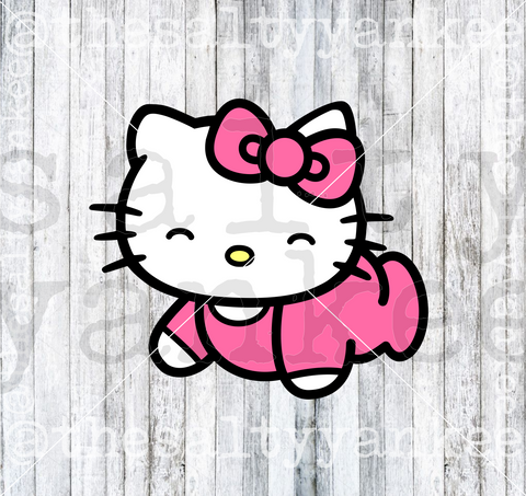 Cute Kitty Baby SVG and PNG File Download