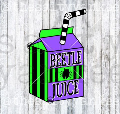 Beetle Juice Box SVG and PNG File Download