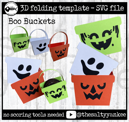 Boo Buckets - SVG File Download