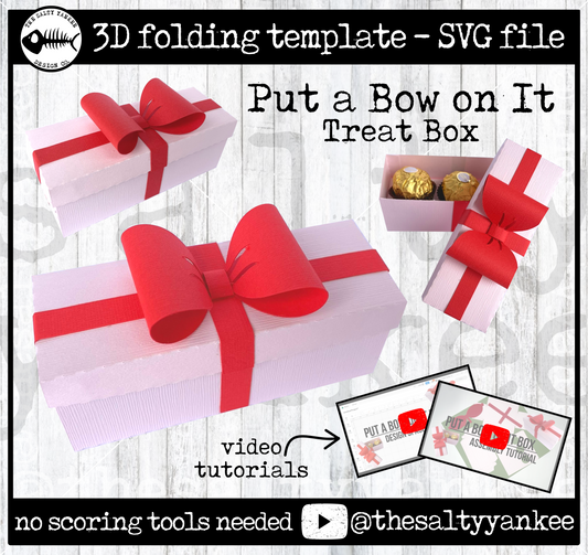 Put a Bow on It Box - SVG File Download