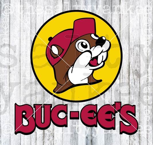 Gas Station Beaver SVG and PNG File Download