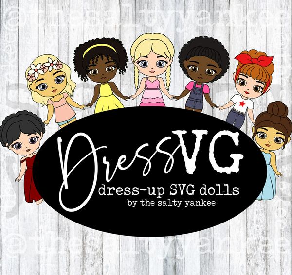 DressVG Clothing Pack - Classic Halloween -  SVG File Download