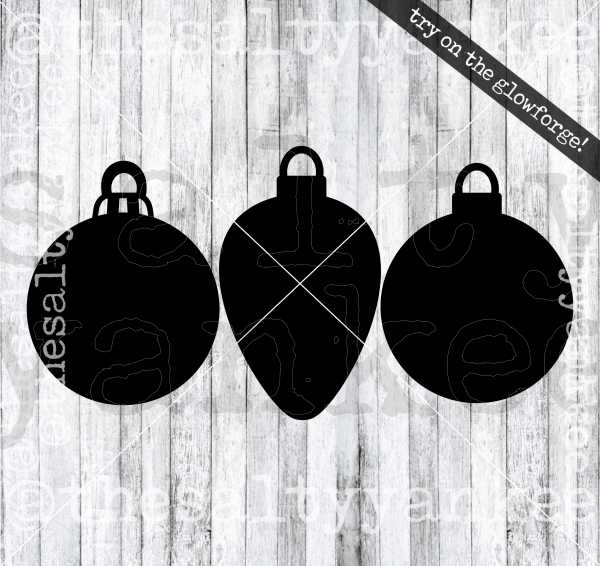 Christmas Ornament Blanks Svg And Png File Download Downloads