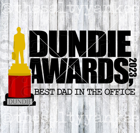 Sitcom Inspired Dundie Awards 2023 SVG and PNG File Download