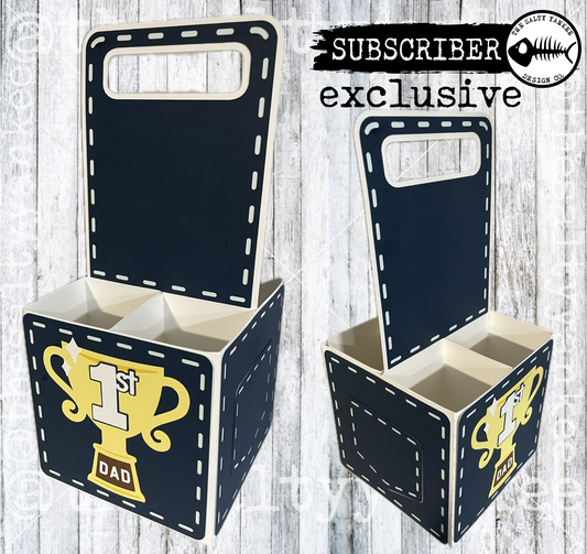 Quad Tote Template - SVG File Download