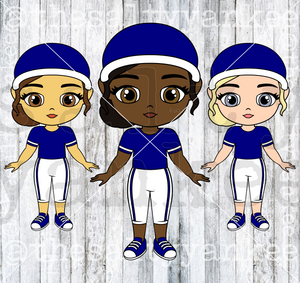 SY Dolls Sporty Customizable SVG and PNG File Download