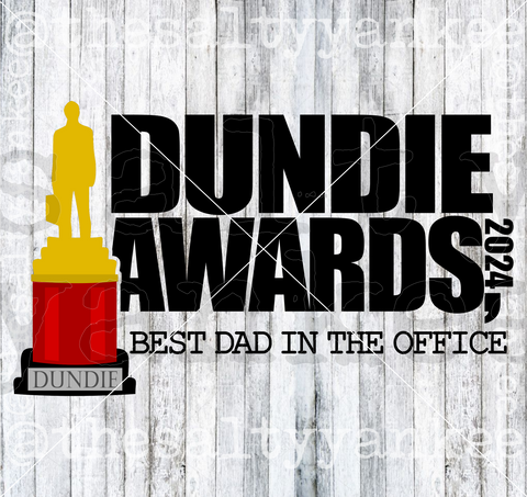 Sitcom Inspired Dundie Awards 2024 SVG and PNG File Download