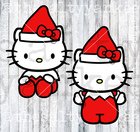 Cute Kitty on the Shelf SVG and PNG File Download