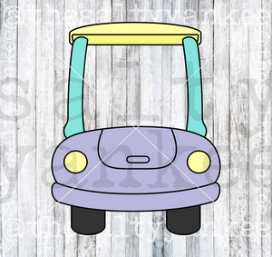 Dog Sisters Play Car SVG and PNG File Download
