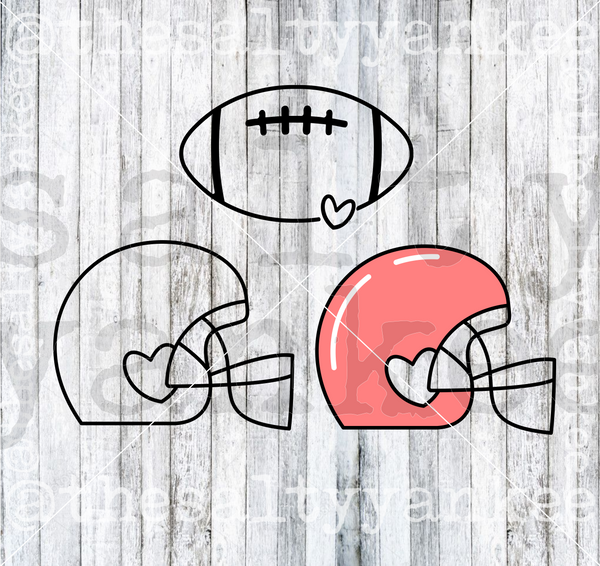Minimalistic Football Clipart SVG and PNG File Download