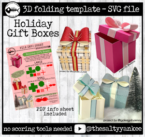 Gift Boxes - SVG File Download