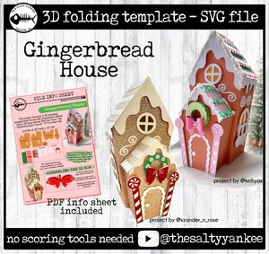 Gingerbread House - SVG File Download