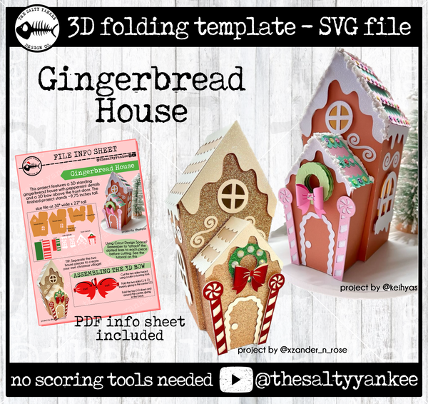 Gingerbread House - SVG File Download