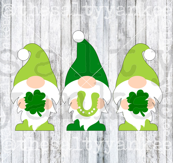 Saint Patricks Gnomes SVG and PNG File Download