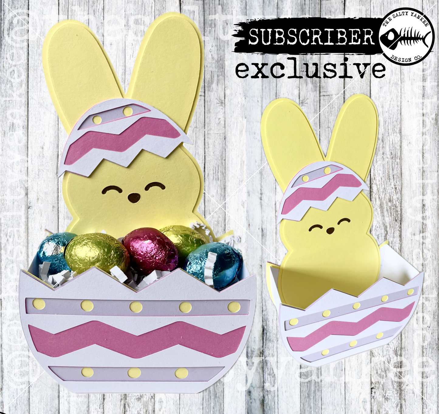 Hoppy Easter Treat Box - Subscriber Exclusive Template SVG File