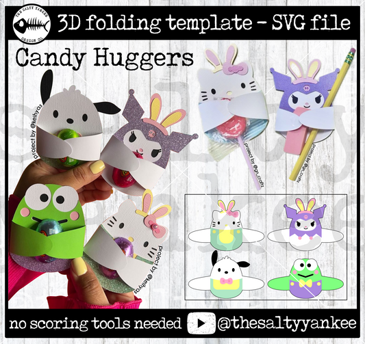 Kawaii Candy Huggers - SVG File Download