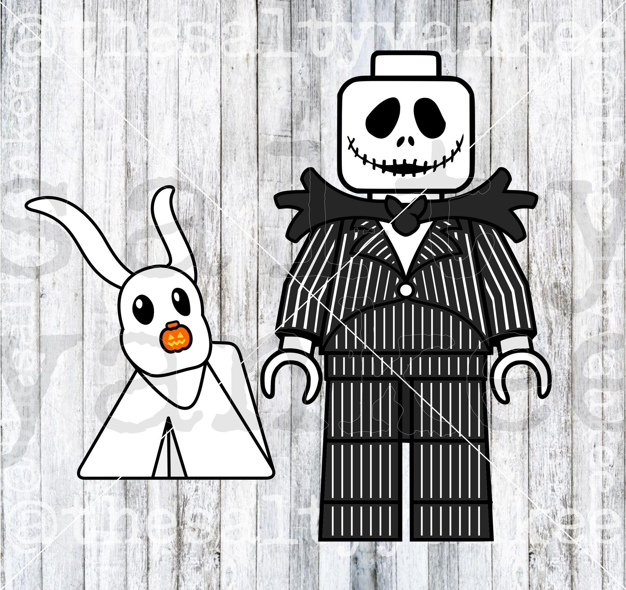 Toy Halloween Skeleton Layered SVG and PNG File Download