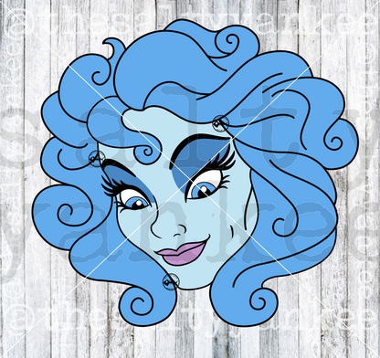 Madame in Crystal Ball SVG and PNG File Download