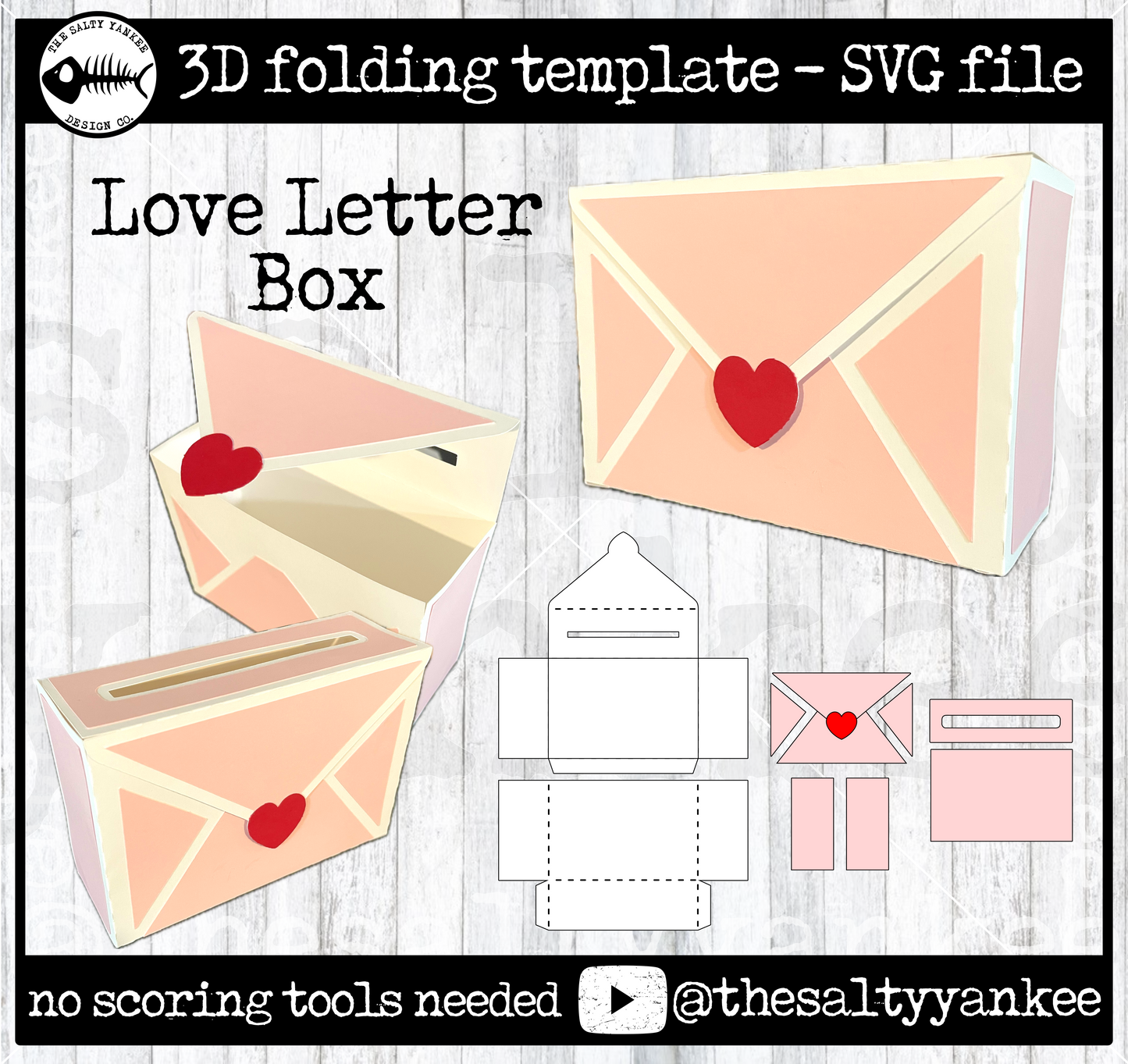 Love Letter Box - SVG File Download