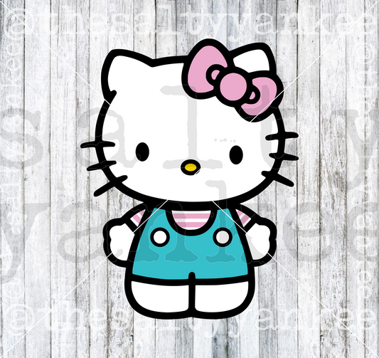 Cute Kitty SVG and PNG File Download
