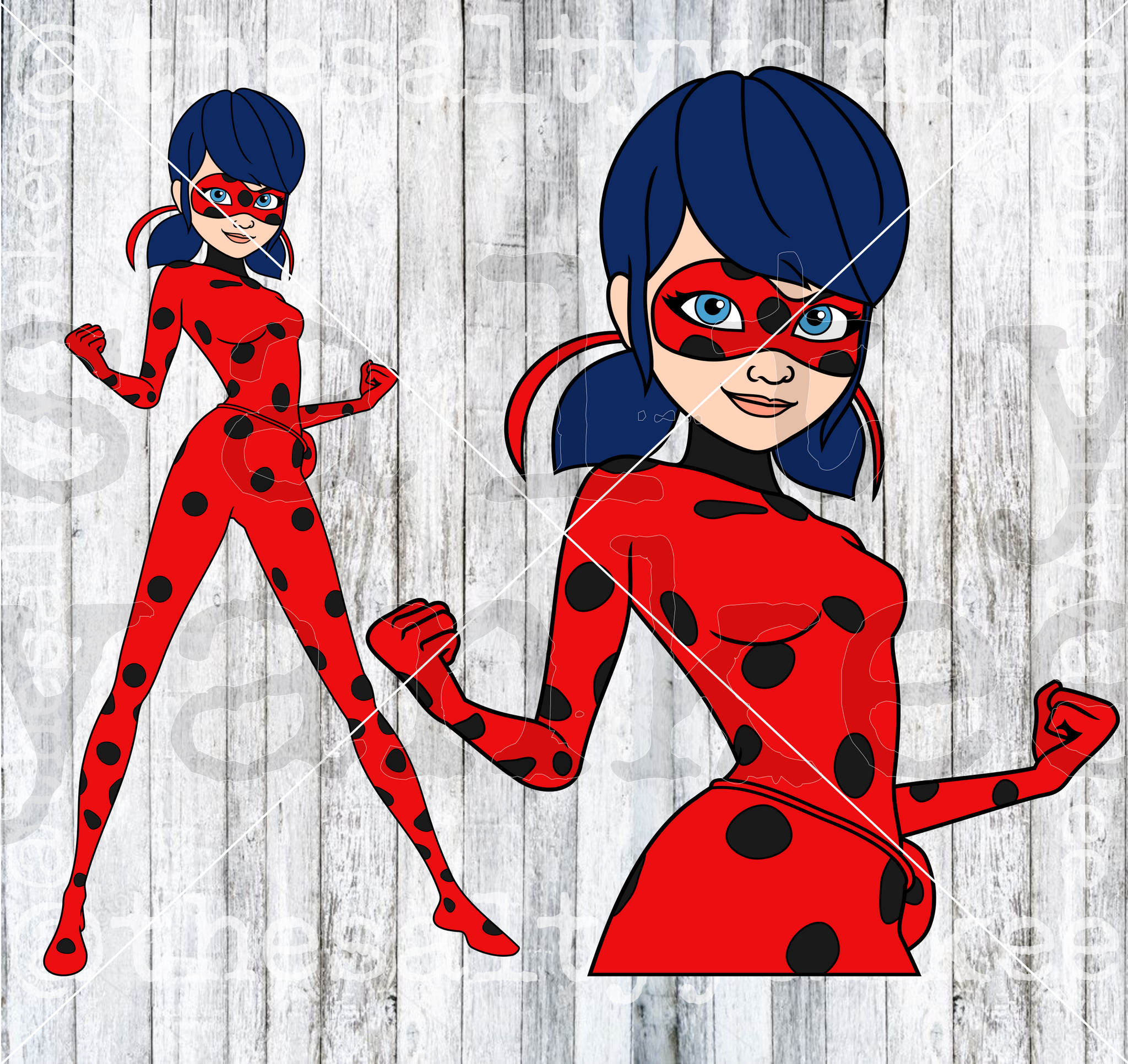 Lady Bug Hero SVG and PNG File Download – The Salty Yankee